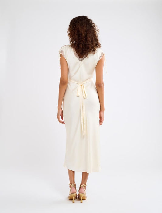 Monarch Midi Dress | Cream - Midi Dress