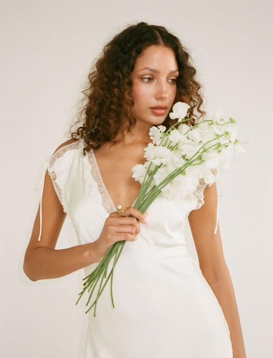 Monarch Midi Dress | Cream - Midi Dress