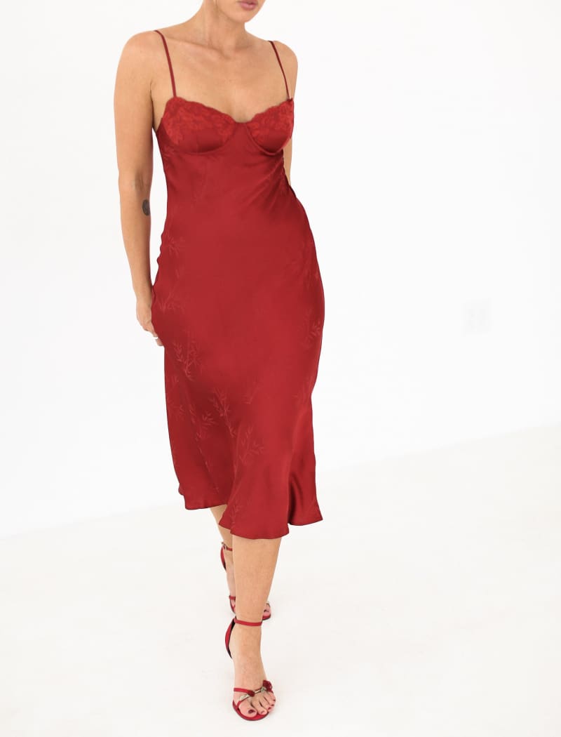 Negroni Midi Dress | Crimson Bamboo - Midi Dress