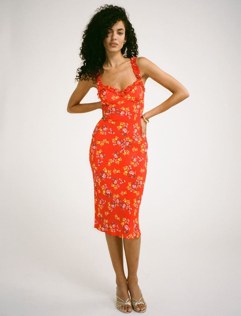 Negroni Midi Dress | Havana Bloom - Midi Dress