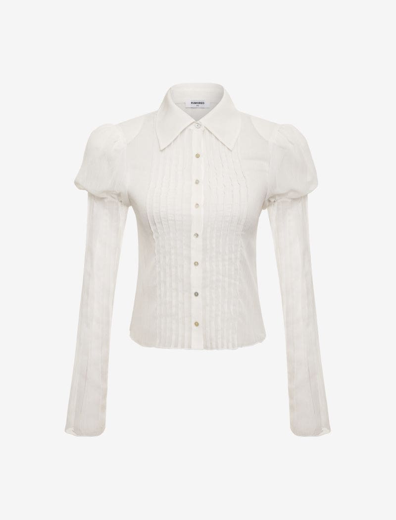 New York Minute Top | White - Blouse