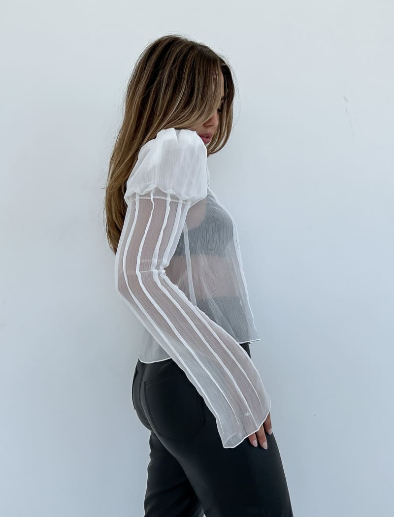 New York Minute Top | White - Blouse