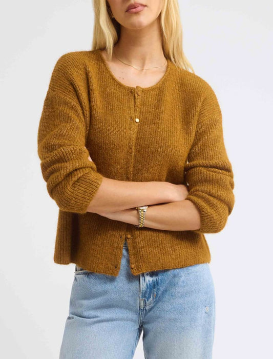 Newport Cardigan | Camel - Cardigan
