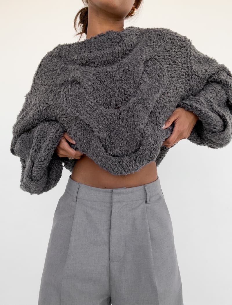 Nonna Sweater | Charcoal