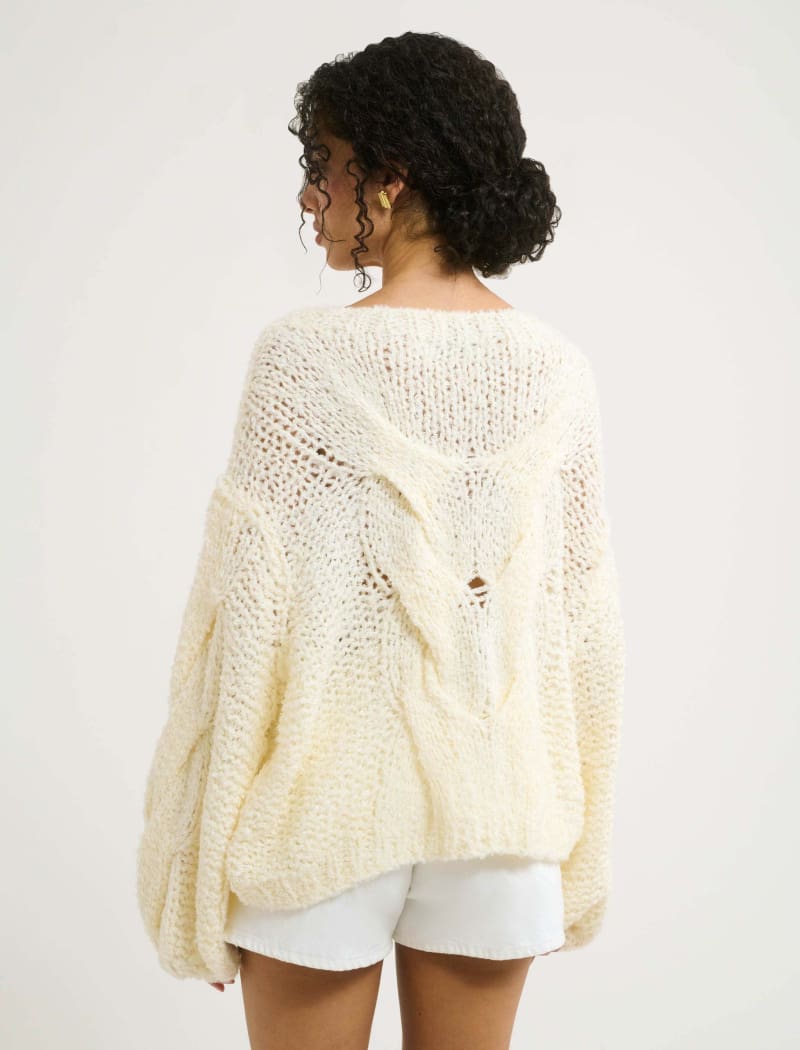 Nonna Sweater | Ivory - Sweaters