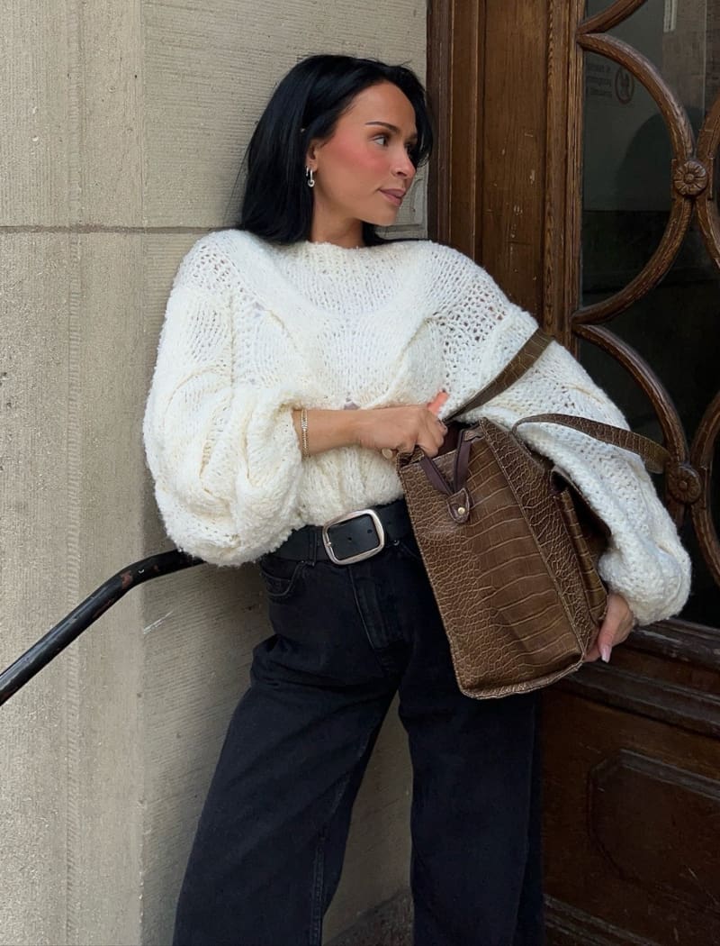 Nonna Sweater | Ivory - Sweaters