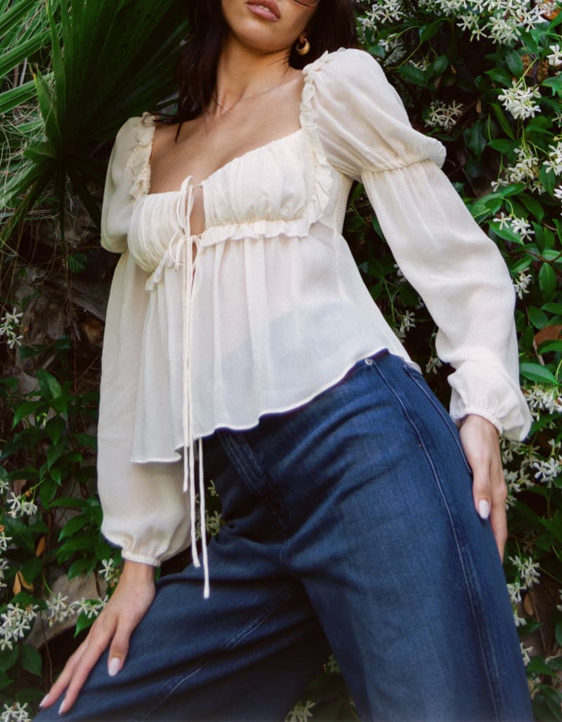 Only You Top | Ivory - Blouse