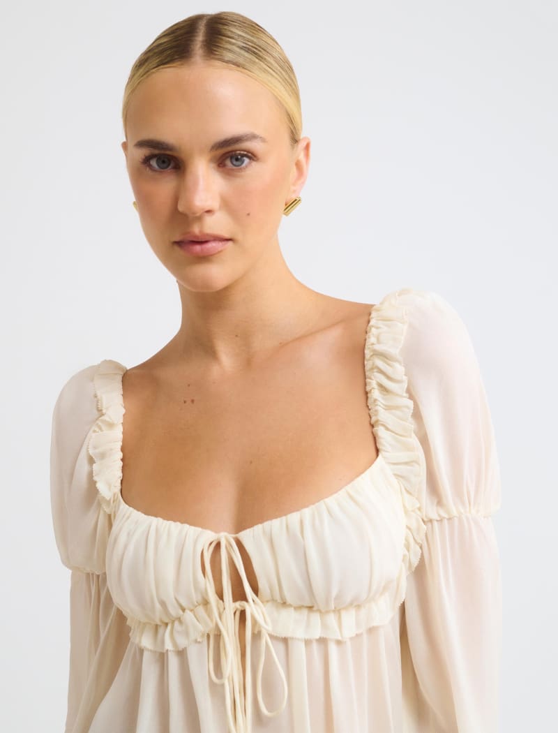 Only You Top | Ivory - Blouse