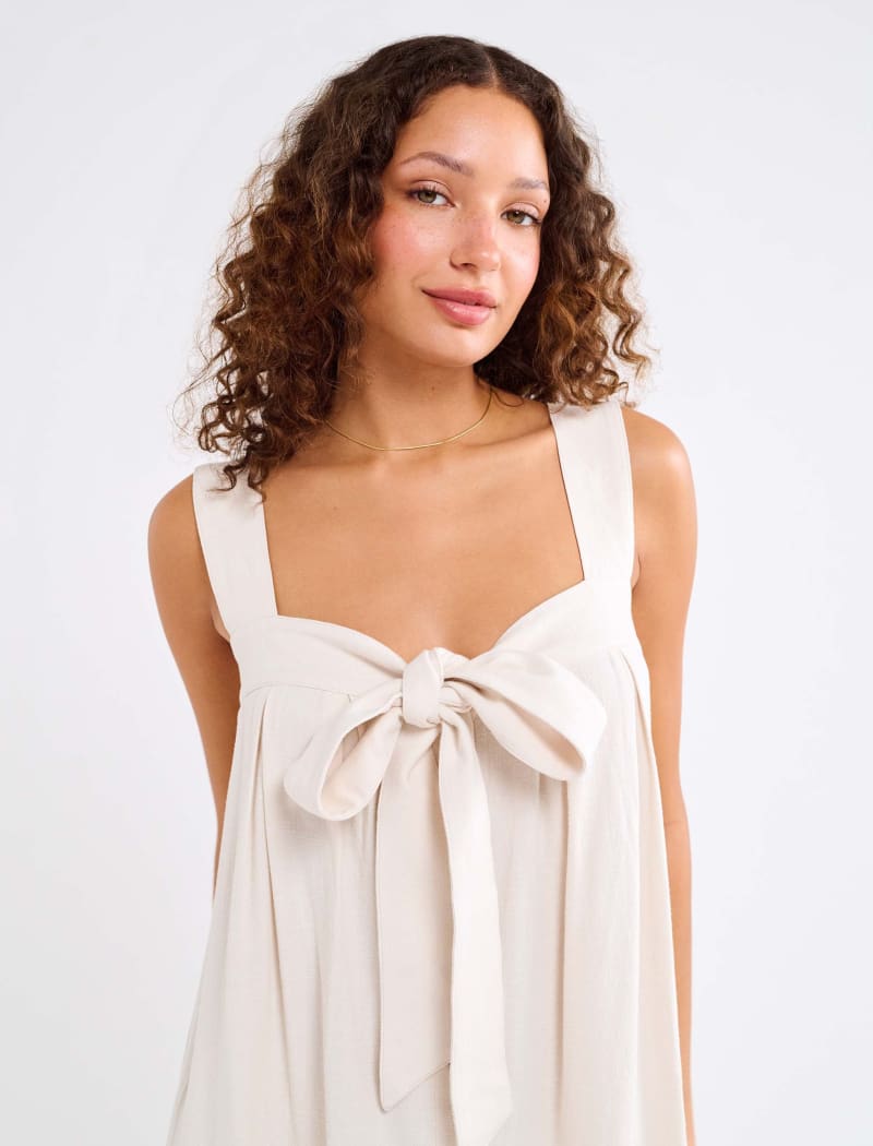 Palermo Mini Dress | Cream - Mini Dress