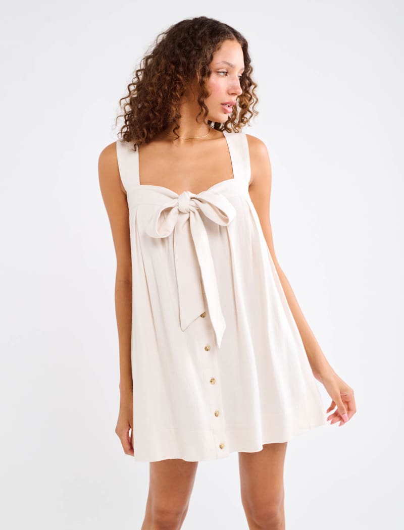 Palermo Mini Dress | Cream - Mini Dress