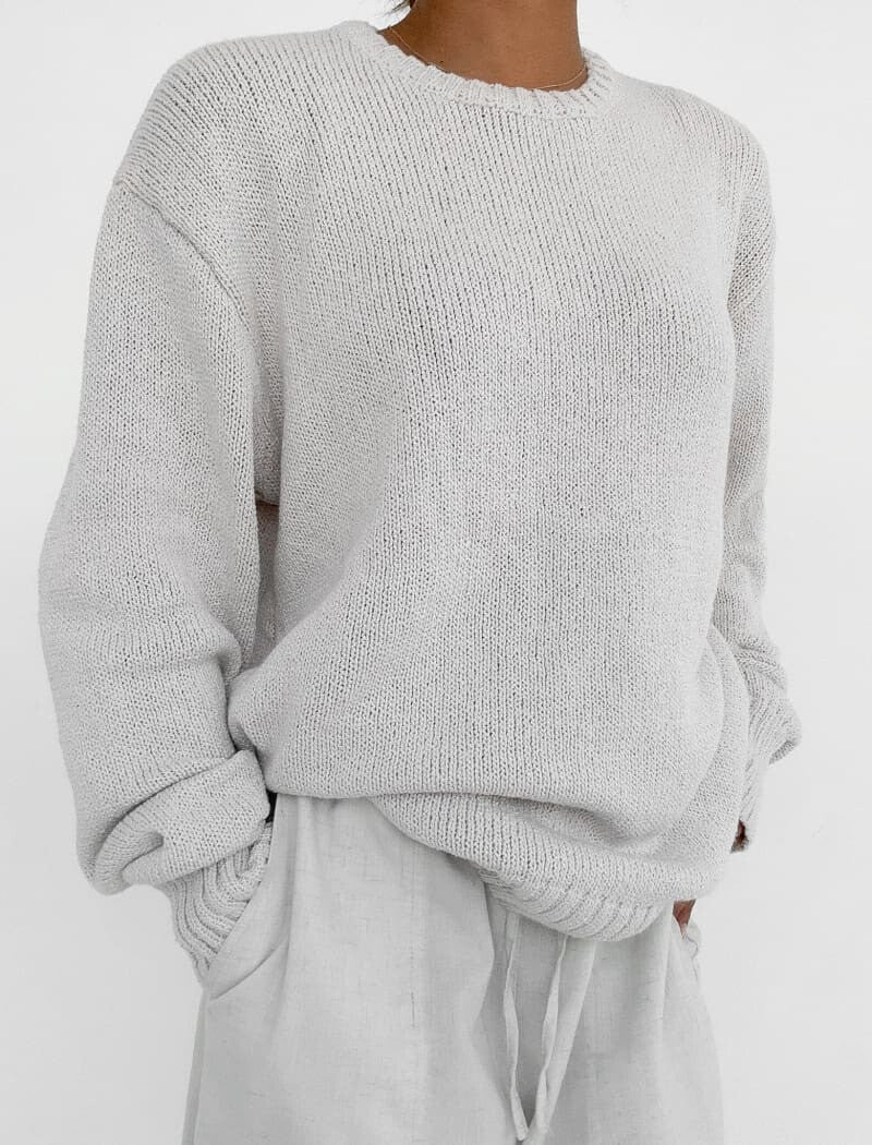 Park City Sweater | Oat - Sweaters