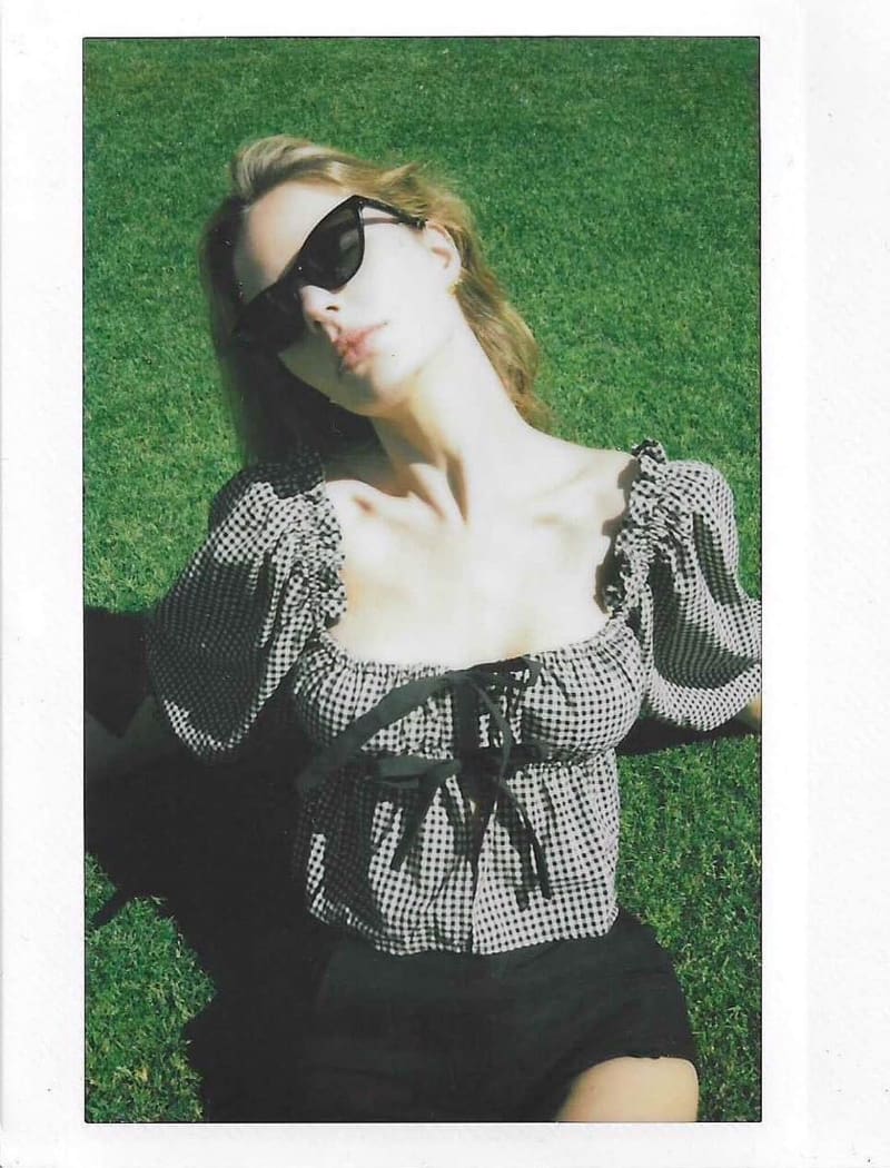 Parton Top | Black Gingham - Tops