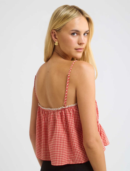 Picnic Tank | Cherry Gingham - Camis and Tanks