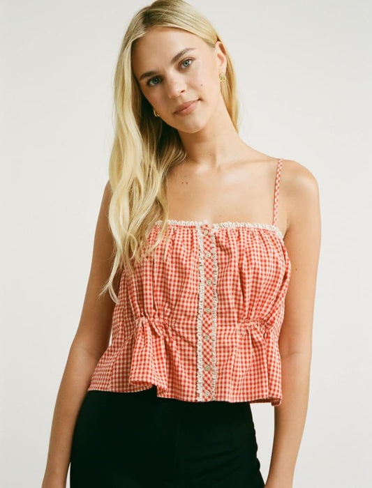 Picnic Tank | Cherry Gingham