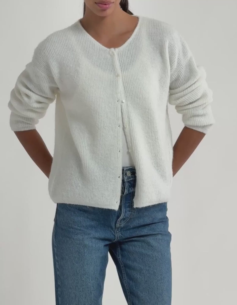 Newport Knit Cardigan in Navy main image 1