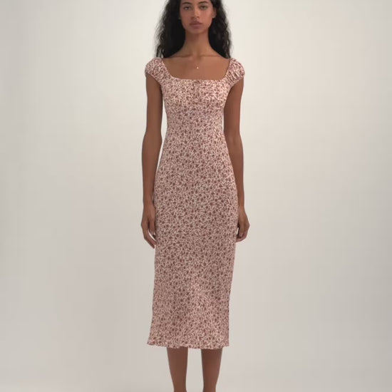 Callaway Midi Dress | Tea Rose Toile