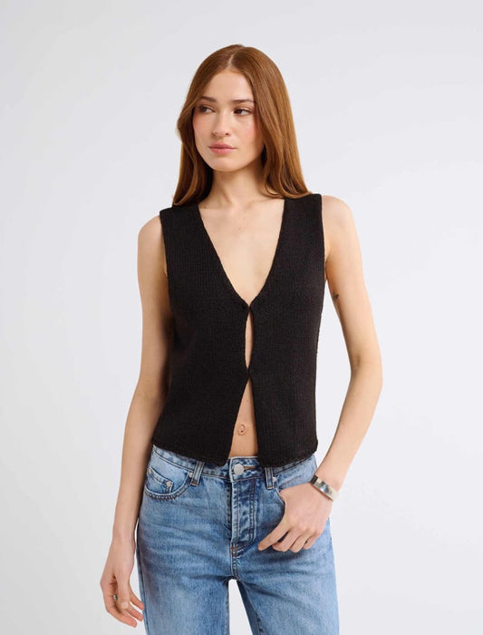 Prince Street Top | Black - Vest