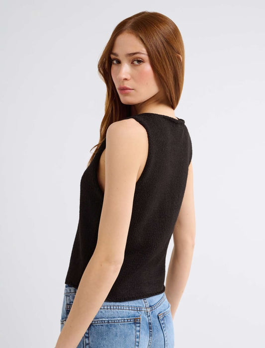 Prince Street Top | Black - Vest