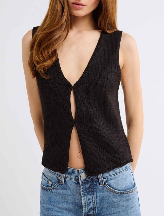 Prince Street Top | Black - Vest