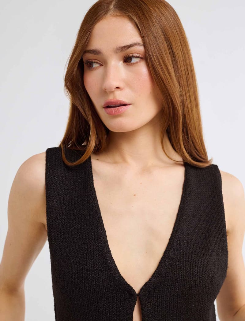 Prince Street Top | Black - Vest