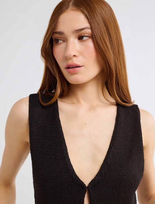 Prince Street Top | Black - Vest