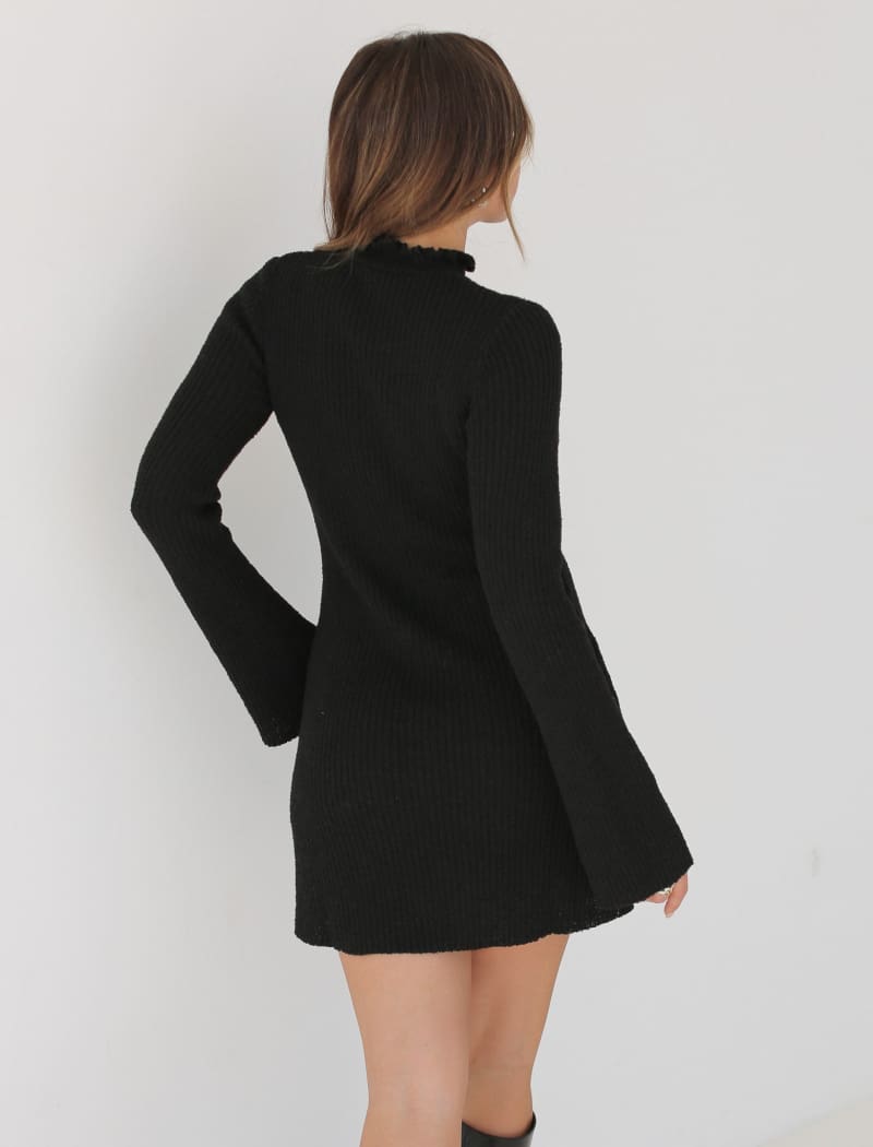 Rhiannon Mini Dress | Black - Mini Dress