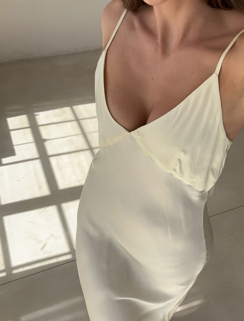 Riviera Slip Dress | Buttermilk - Dresses