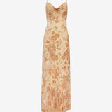 Santeria Maxi Dress | Blush Devore - Maxi Dress