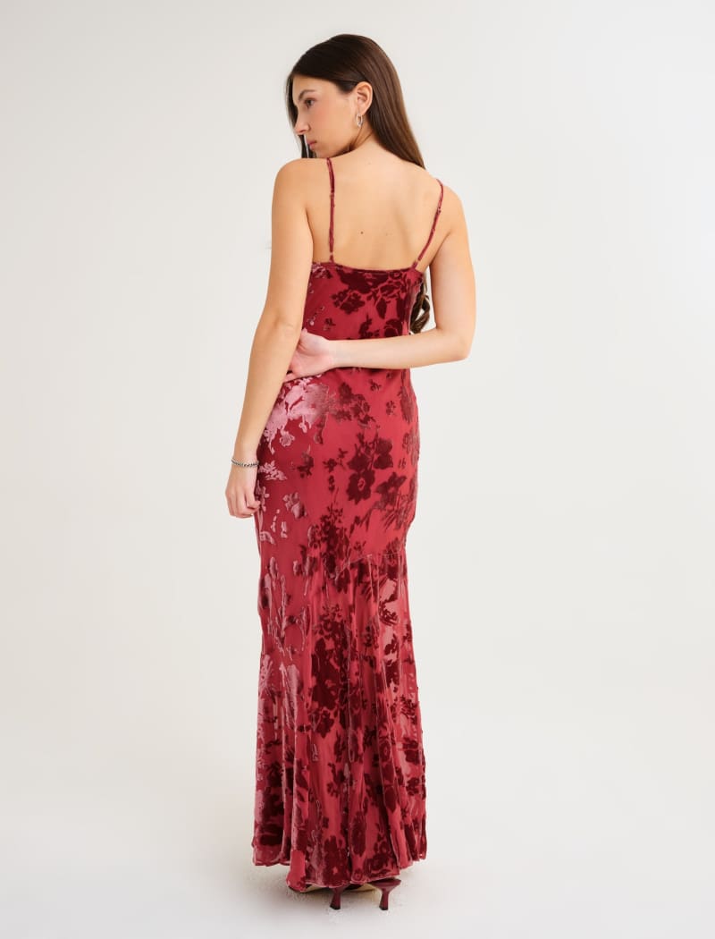 Santeria Maxi Dress | Crimson Devore | Size S | Rumored Clothing Santeria Maxi Dress | Crimson Devore | Size S | Rumored Clothing
