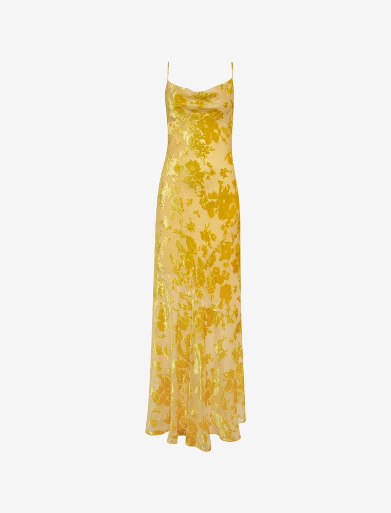 Santeria Maxi Dress | Limoncello Devore