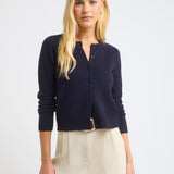 Seabrook Cardigan | Navy - Cardigan