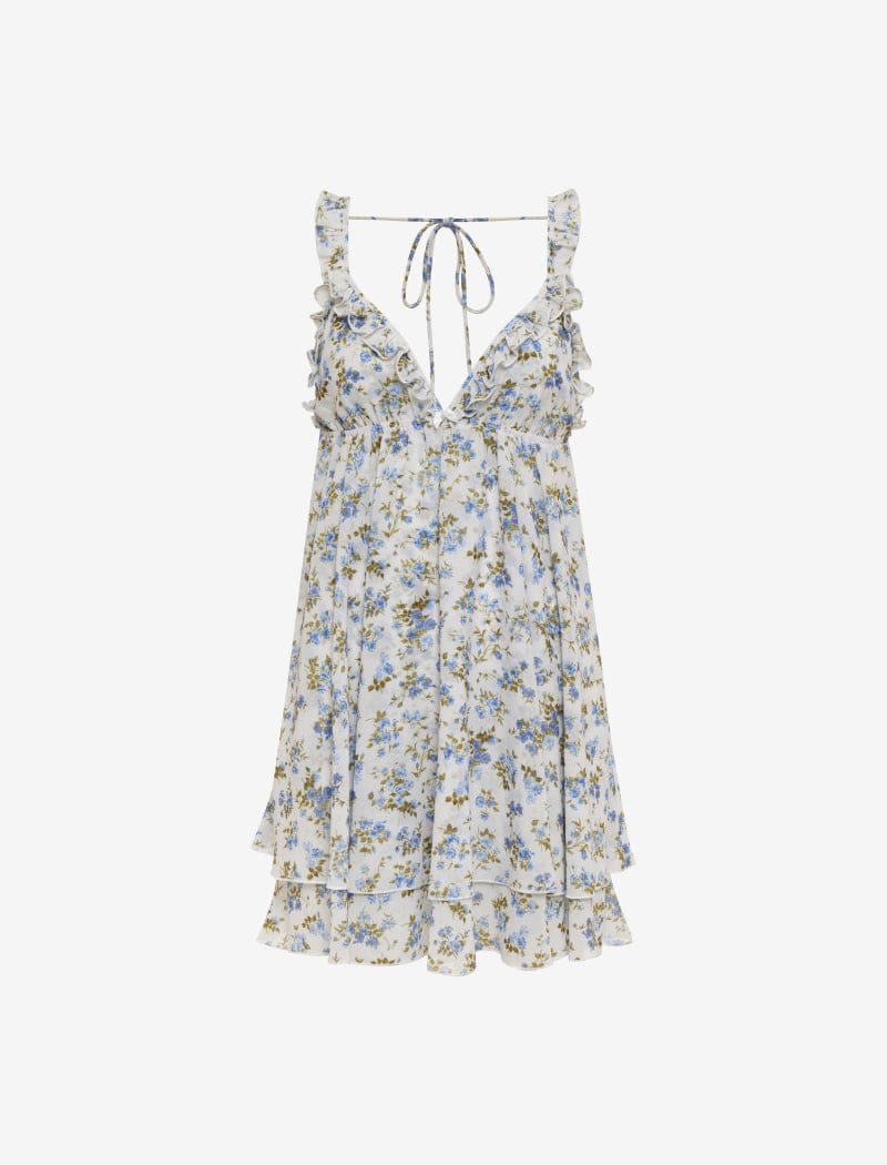 Secret Garden Mini Dress | Wild Blueberry
