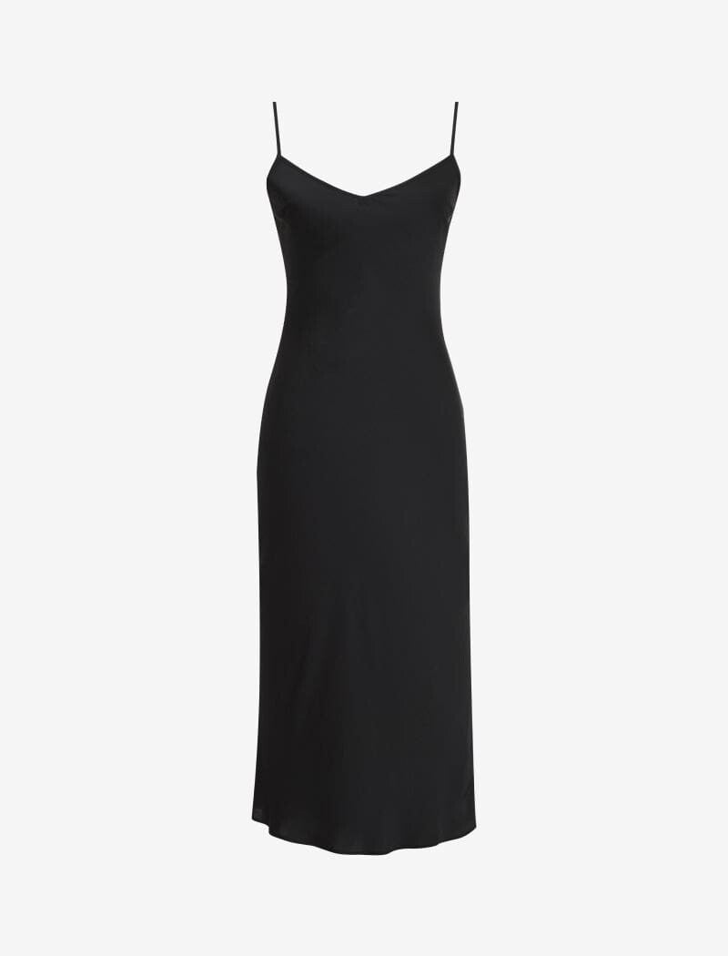 Simple Midi Dress | Black - Midi Dress