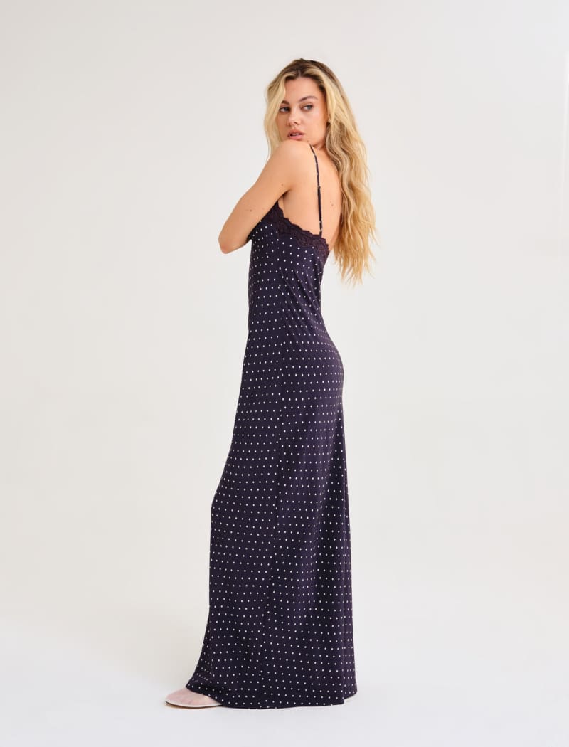 Sinatra Maxi Dress | Coastal Dot | Size XL