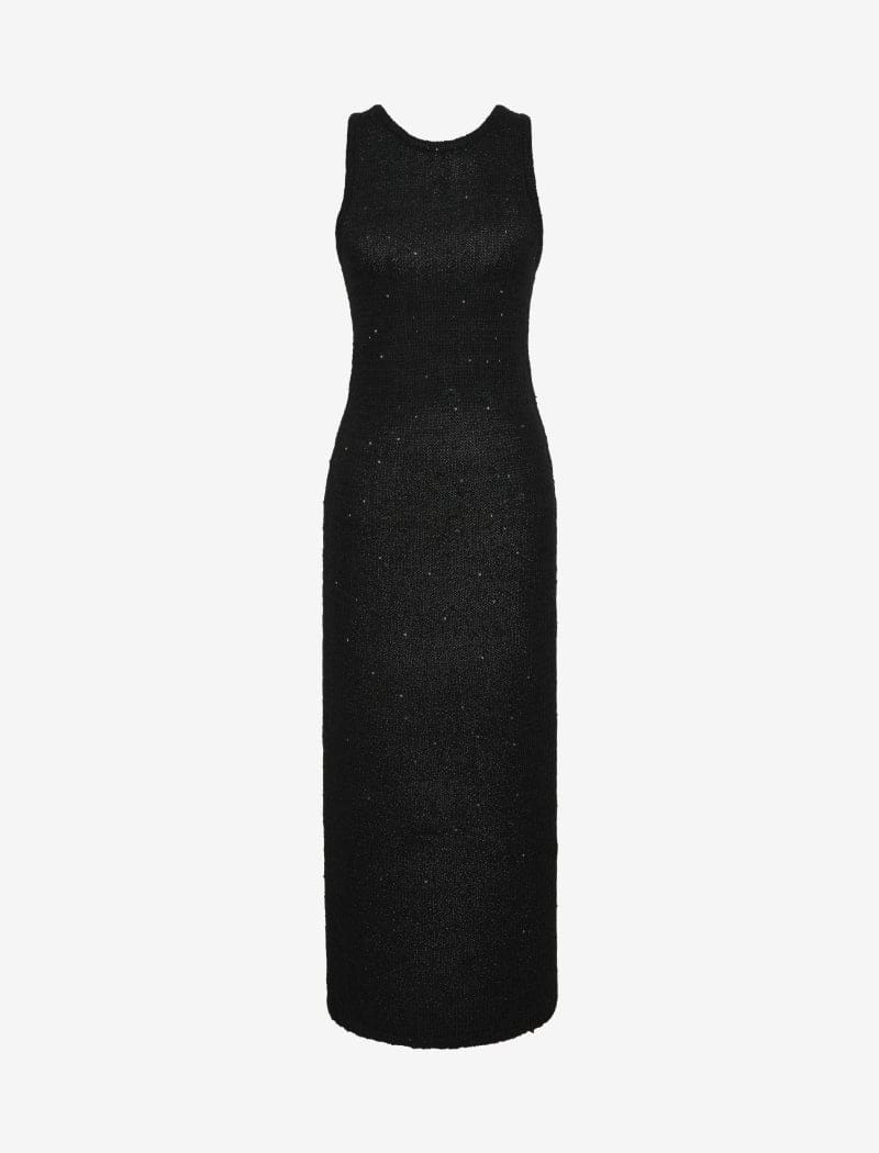 Stella Maxi Dress | Black Sequin - Maxi Dress
