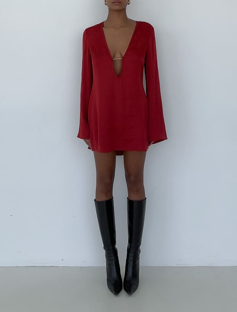 Sterling Mini Dress | Crimson Bamboo - Mini Dress