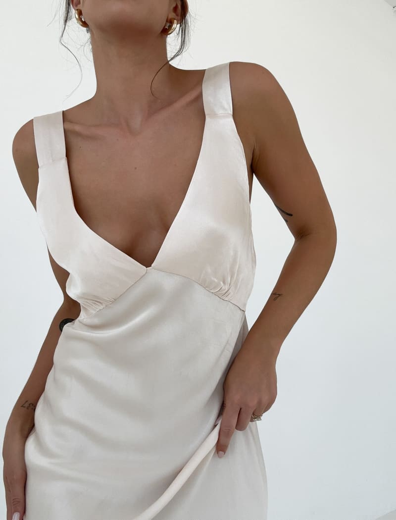 Sunset Strip Maxi Dress | Champagne - Dresses