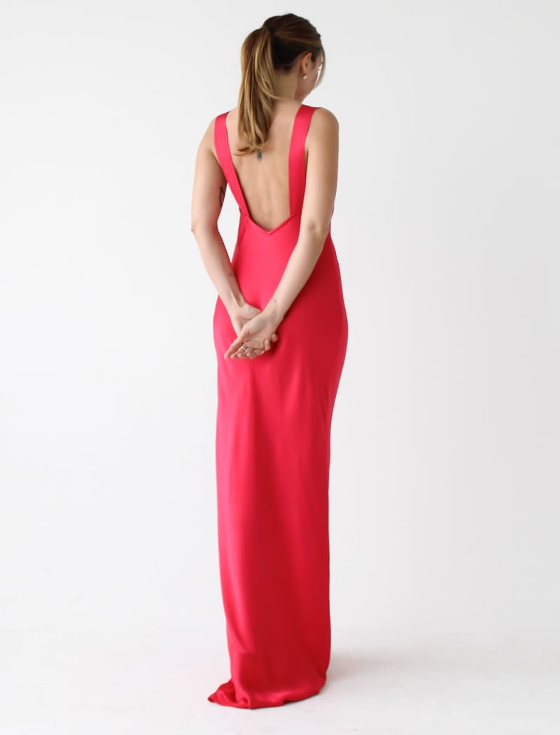 Sunset Strip Maxi Dress | Cranberry - Maxi Dress