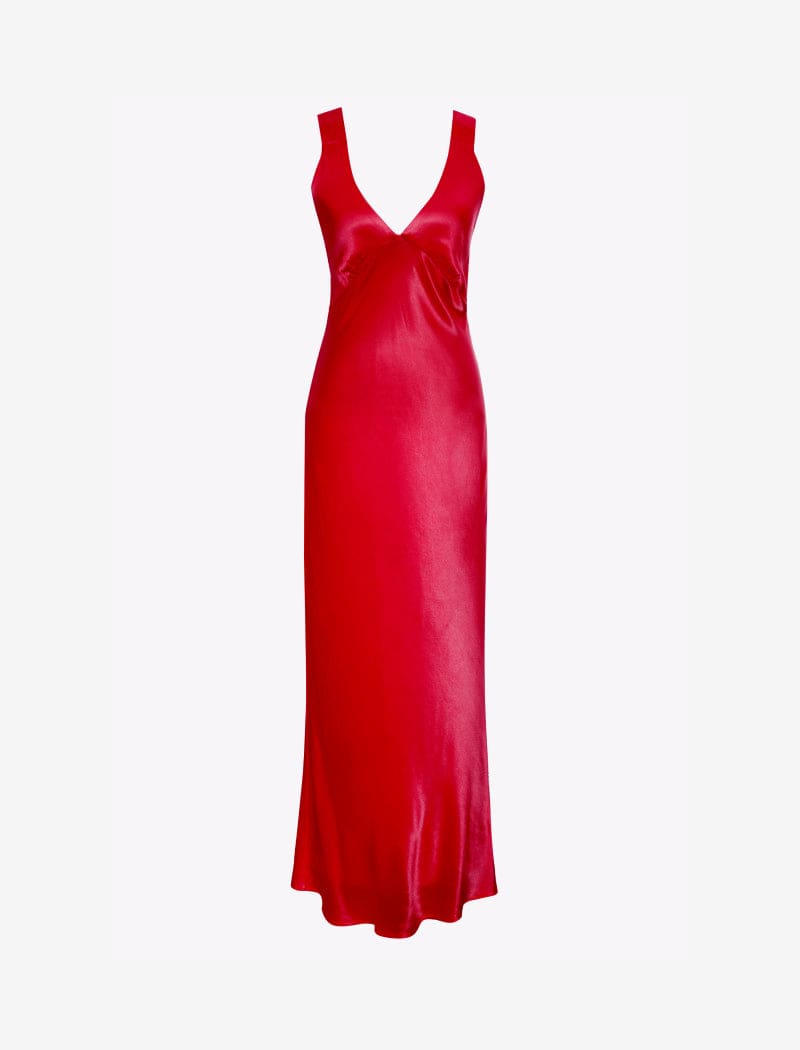 Sunset Strip Maxi Dress | Cranberry - Maxi Dress