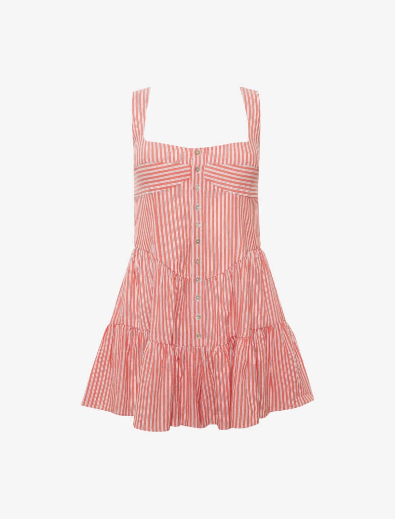 Sunwashed Romper | Sundown Stripe - Romper