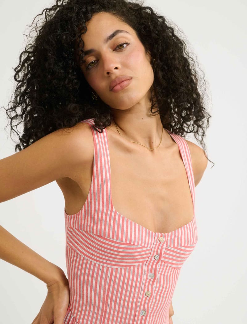 Sunwashed Romper | Sundown Stripe - Romper