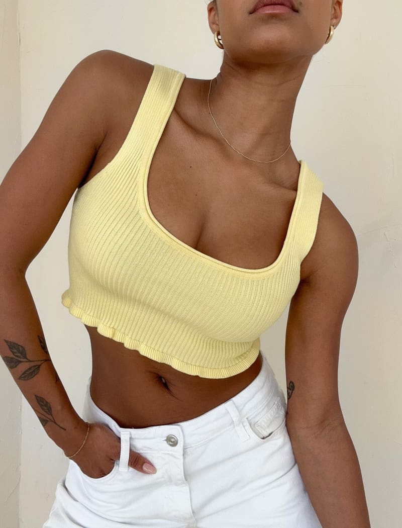 Sweet Dreams Tank | Yellow - Tops