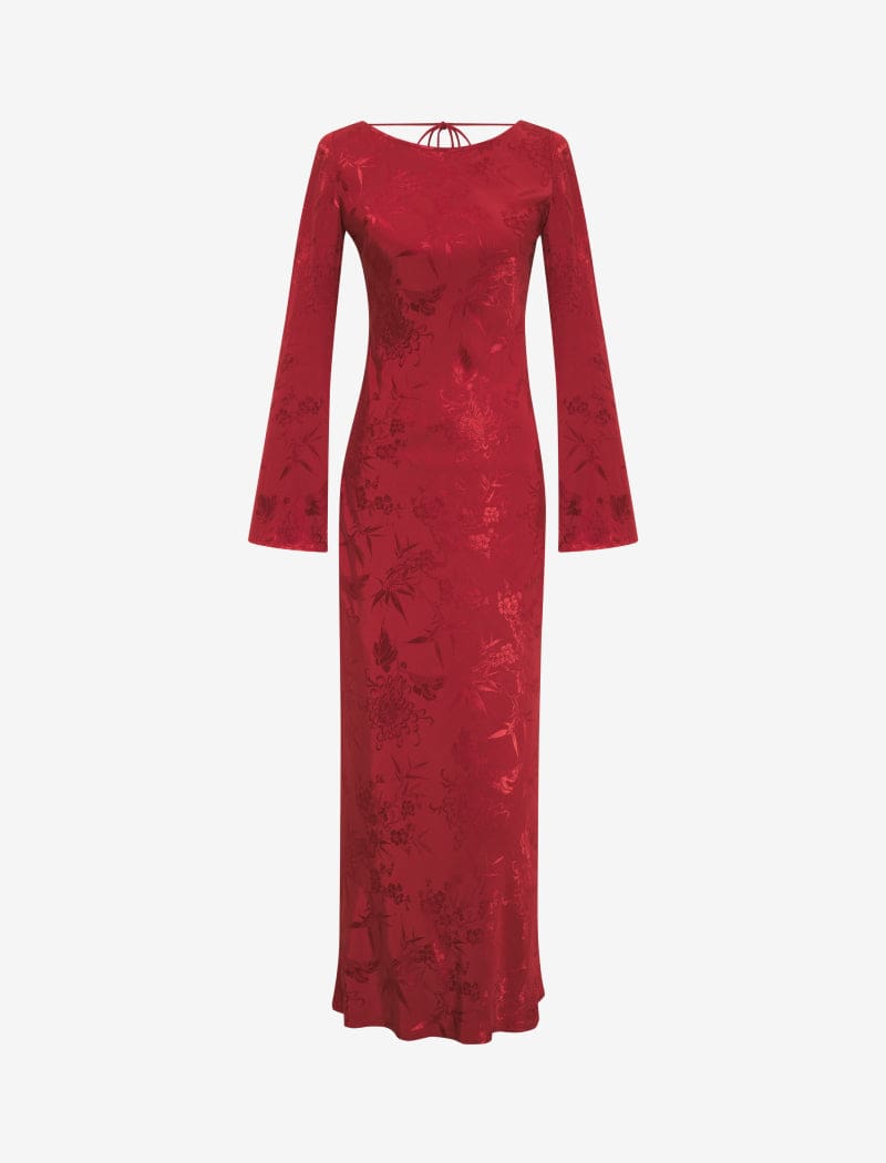 Sweet Talker Maxi Dress | Cinnamon Jacquard Rumored Sweet Talker Maxi Dress | Cinnamon Jacquard Rumored