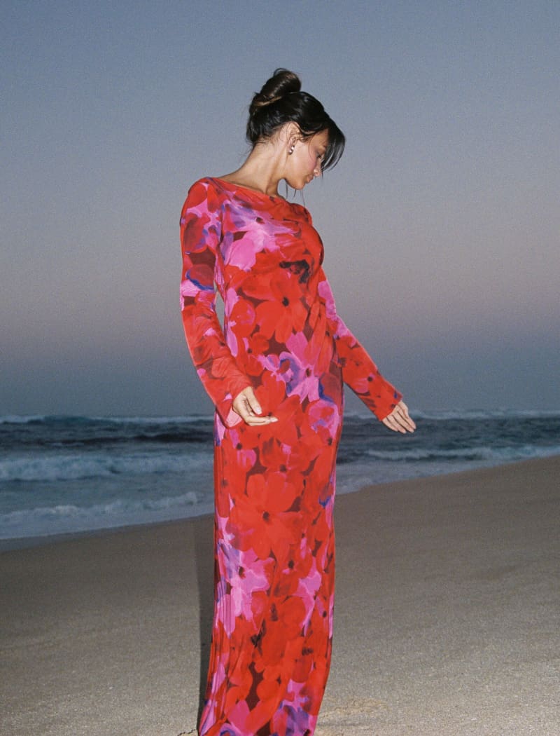 chinese dress ladies HIGHLOW MAXI DRESS main image 1