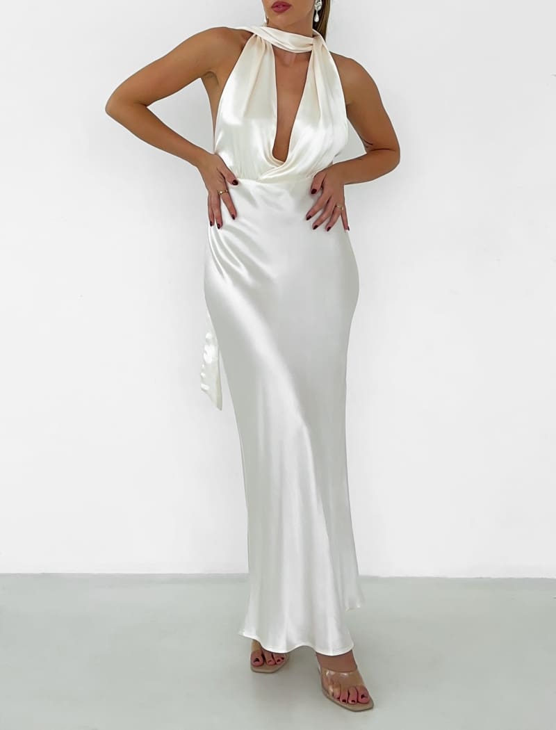 Thelma Midi Dress | Ivory - Midi Dress