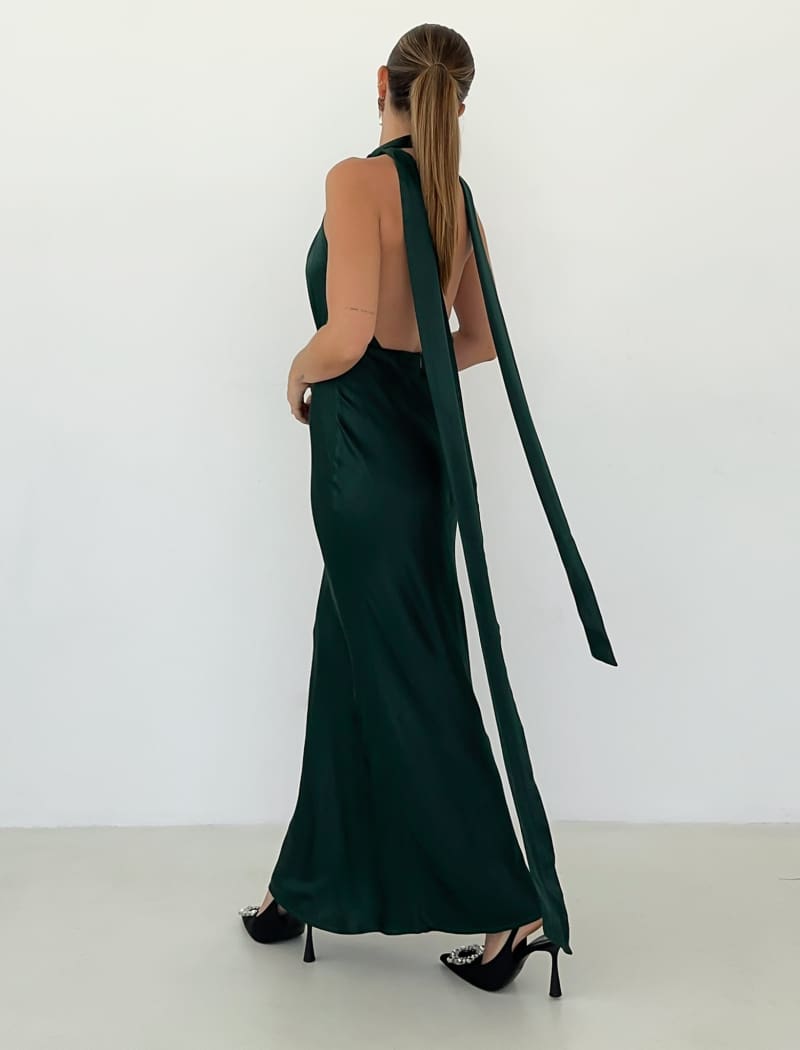 Thelma Midi Dress | Pine - Midi Dress