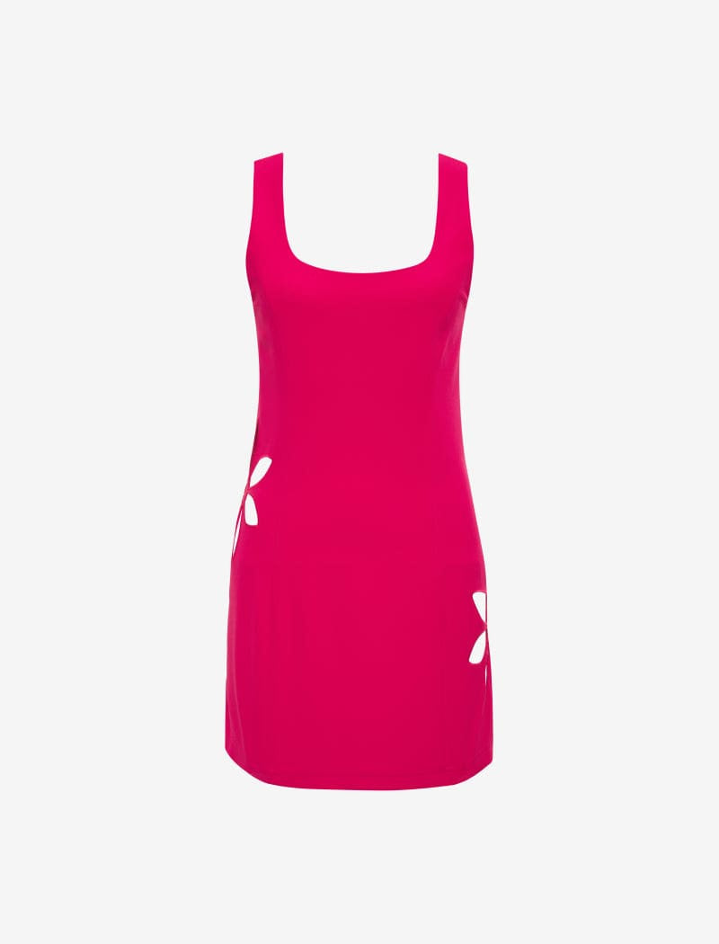 Twiggy Dress | Fuchsia - Mini Dress