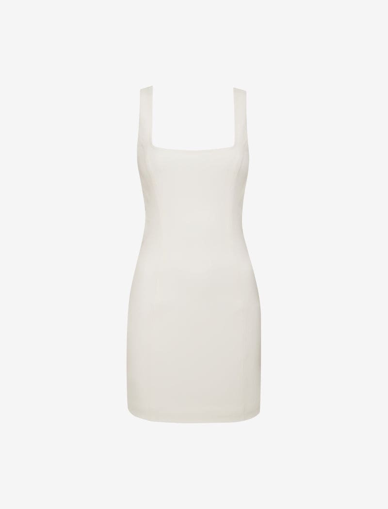 Twiggy Mini Dress | White - Mini Dress