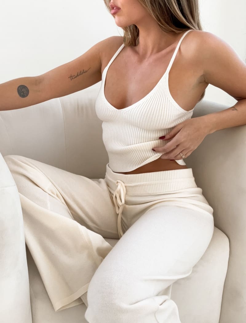 Vail Tank | Ivory - Camis and Tanks