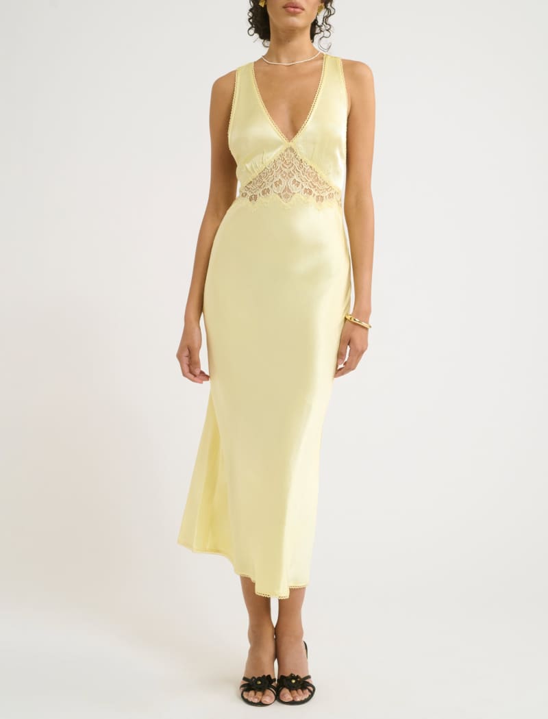 Vanity Midi Dress | Buttercream - Midi Dress